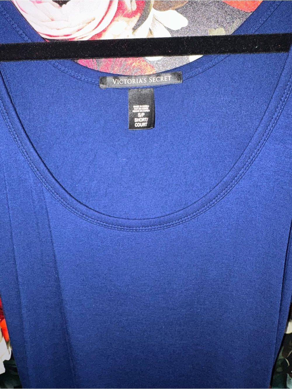 Victoria's Secret Royal Blue Sleeveless Maxi Dress w/ Ruching & Slit, S, Short - Picture 9 of 13